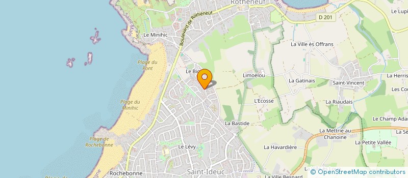 localisation de l'entreprise HERON COTTAGE  SAINT-MALO