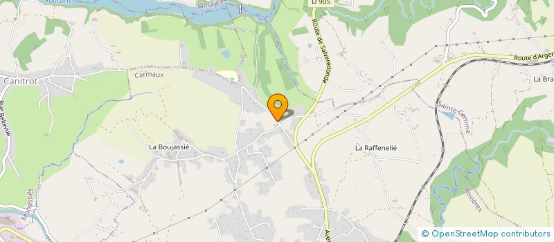 localisation de l'entreprise HERON SERVICE DU SEGALA SARL  CARMAUX