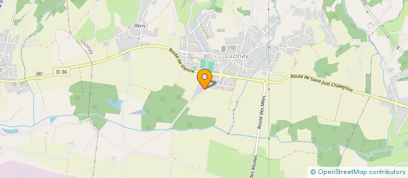 localisation de l'entreprise HERONE  LUZINAY