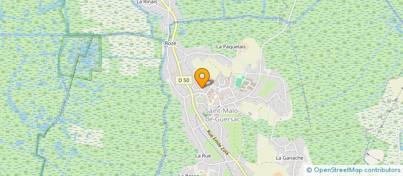 localisation de l'entreprise HERONS PETIT PATAPON  SAINT-MALO-DE-GUERSAC