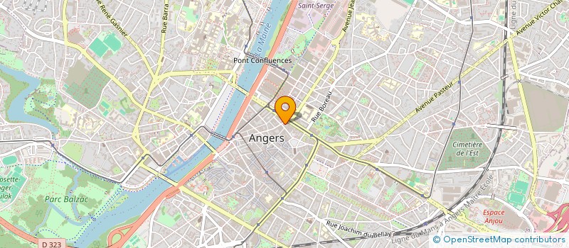 localisation de l'entreprise HEROS à ANGERS