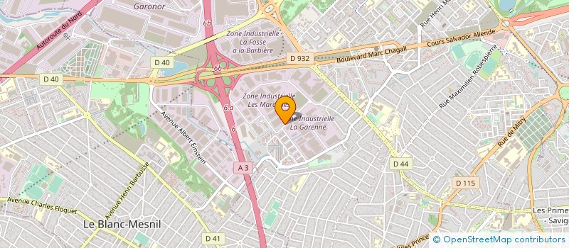 localisation de l'entreprise HEROSYSTEME à AULNAY-SOUS-BOIS