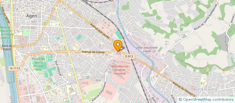 localisation de l'entreprise HEROUCH DIFFUSION à AGEN