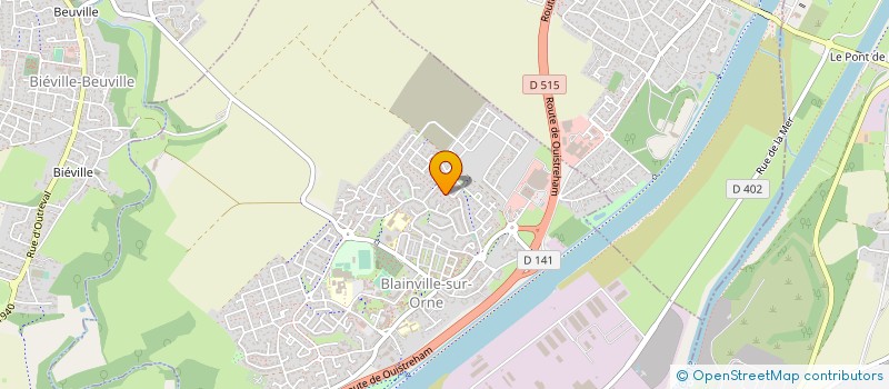 localisation de l'entreprise HEROULT RENOVATION  BLAINVILLE-SUR-ORNE