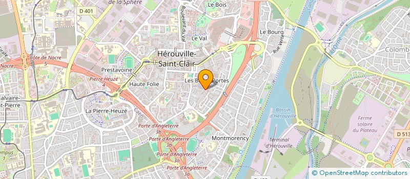 localisation de l'entreprise HEROUVILLE - BELLES PORTES à HEROUVILLE-SAINT-CLAIR