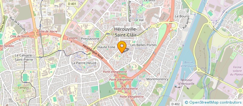 localisation de l'entreprise HEROUVILLE ESPERANTO à HEROUVILLE SAINT CLAIR