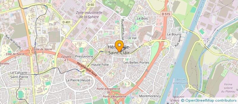 localisation de l'entreprise HEROUVILLE IMMOBILIER à HEROUVILLE-SAINT-CLAIR