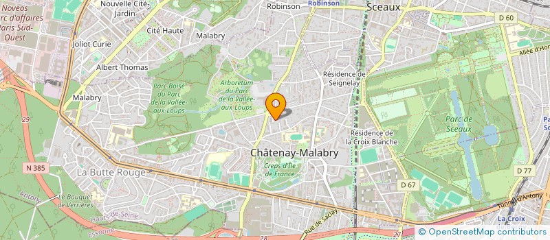 localisation de l'entreprise HEROVARA  CHATENAY-MALABRY