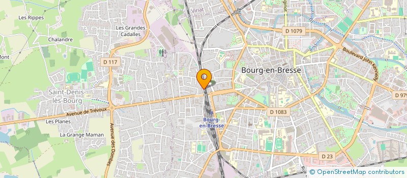 localisation de l'entreprise HERPAJE à BOURG-EN-BRESSE