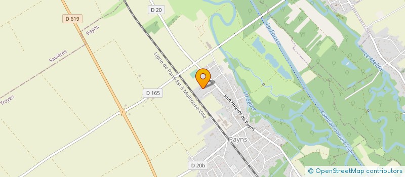 localisation de l'entreprise HERPART à PAYNS