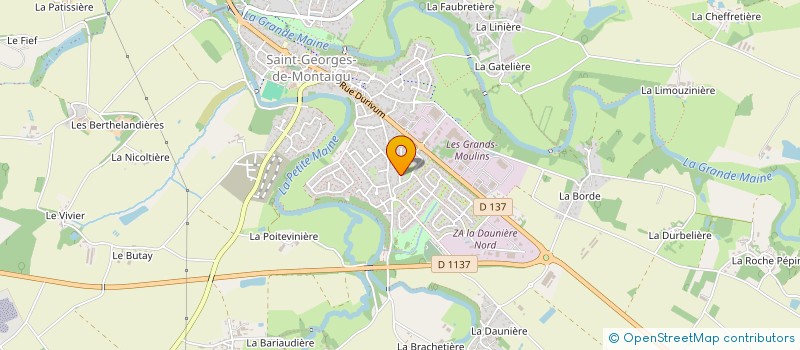 localisation de l'entreprise HERPIC à MONTAIGU-VENDEE