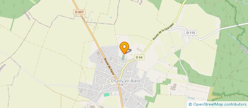 localisation de l'entreprise HERQUELLE & LOUCHE à CHAILLY-EN-BIERE