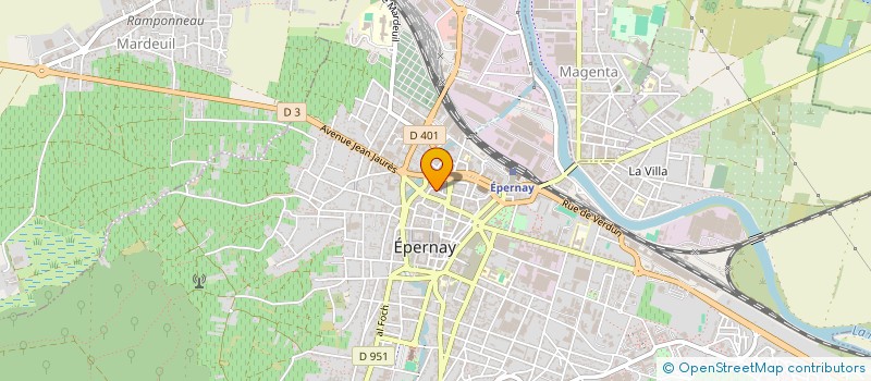 localisation de l'entreprise HERR B&C  EPERNAY