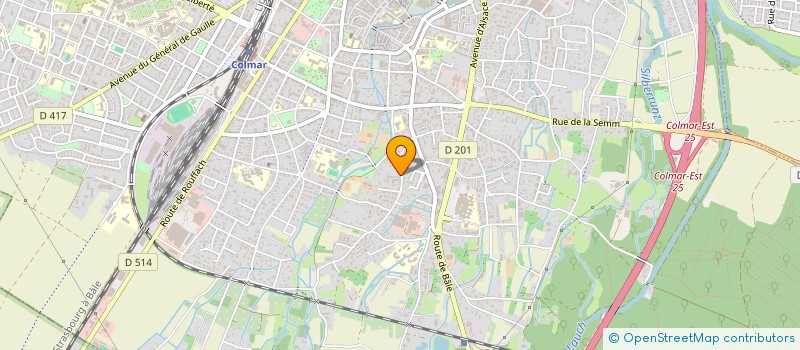 localisation de l'entreprise HERR VAUBAN  COLMAR