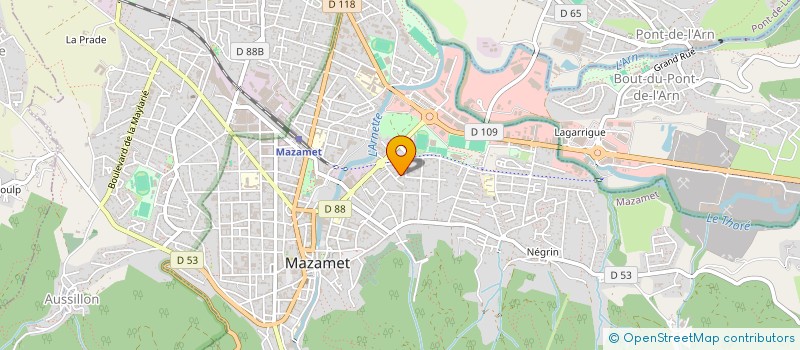 localisation de l'entreprise HERRADA EURL à MAZAMET