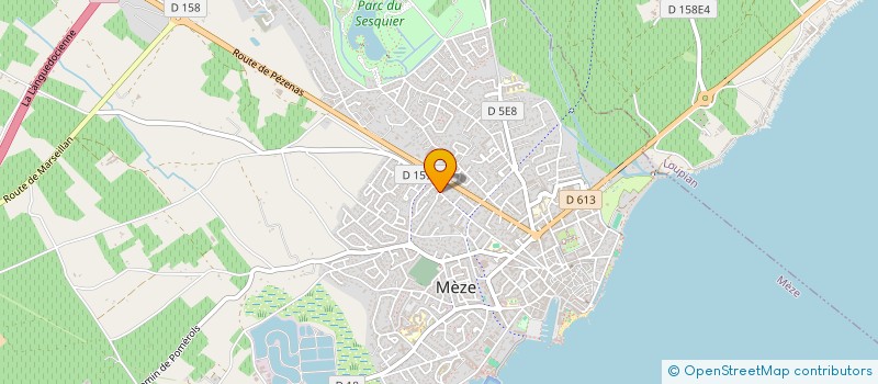 localisation de l'entreprise HERRERO A à MEZE