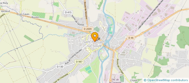 localisation de l'entreprise HERRERO INVESTISSEMENTS  SAINT-POURCAIN-SUR-SIOULE