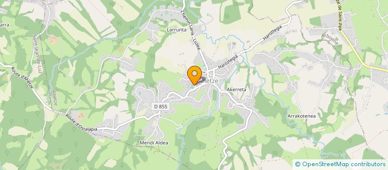 localisation de l'entreprise HERRIARI BEGIRA à BIDART