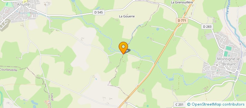 localisation de l'entreprise HERRIAU  MONTIGNE LE BRILLANT