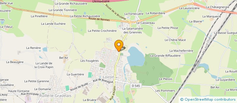 localisation de l'entreprise HERRIOPTIC  LOIRON-RUILLE