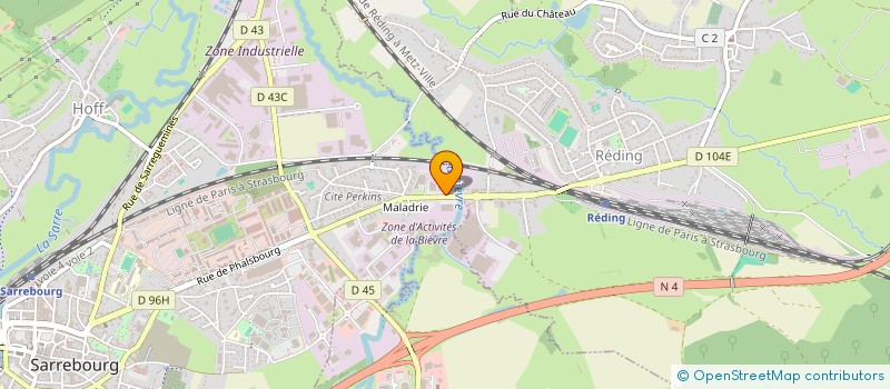 localisation de l'entreprise HERRMANN HOLDING  SARREBOURG