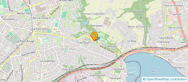 localisation de l'entreprise HERROU COUVERTURES BREST à BREST