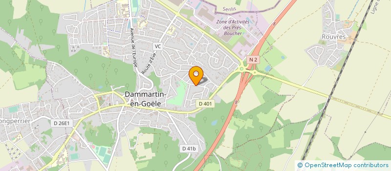 localisation de l'entreprise HERROY à DAMMARTIN-EN-GOELE
