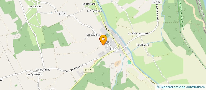 localisation de l'entreprise HERRY NAUTIC LOISIRS  HERRY