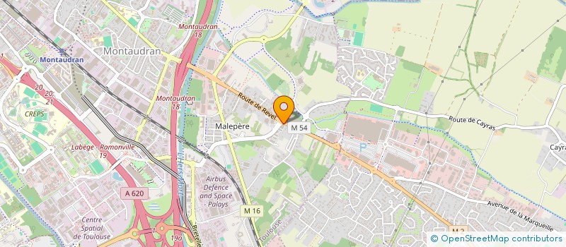 localisation de l'entreprise HERS MALEPERE à TOULOUSE