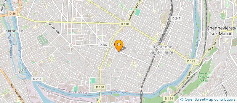 localisation de l'entreprise HERSAN 72 à SAINT-MAUR-DES-FOSSES