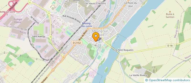 localisation de l'entreprise HERSANT IMMOBILIER à MEUNG-SUR-LOIRE