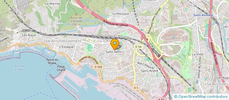localisation de l'entreprise HERSO à MARSEILLE 16EME
