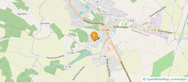 localisation de l'entreprise HERSUPLA  ARANDON-PASSINS