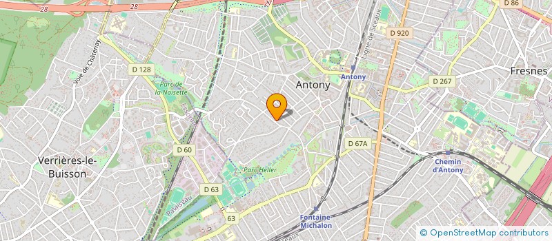 localisation de l'entreprise HERSYCA à ANTONY