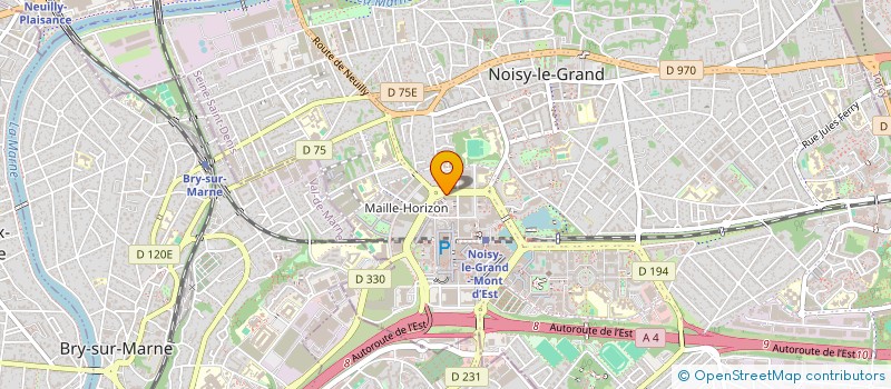 localisation de l'entreprise HERTA à NOISY-LE-GRAND