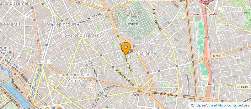 localisation de l'entreprise HERTA ECHAFAUDAGE à PARIS