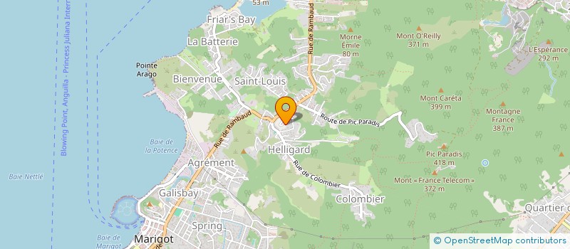 localisation de l'entreprise HERTAGE GARDEN  SAINT MARTIN