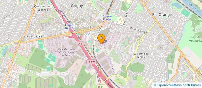 localisation de l'entreprise HERTAM SERVICES à GRIGNY