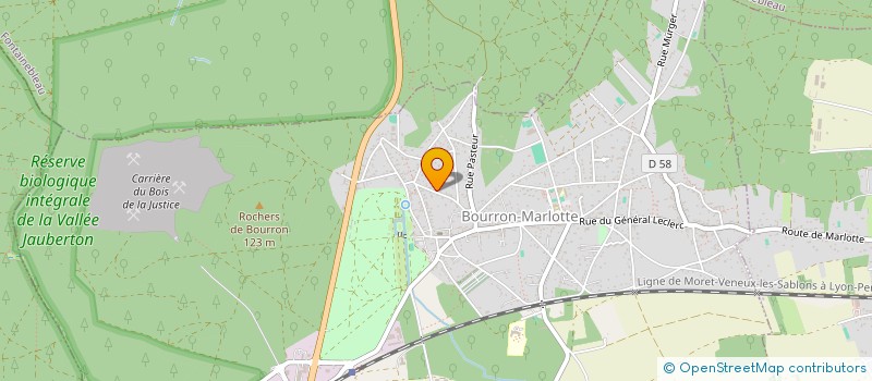 localisation de l'entreprise HERTE  BOURRON-MARLOTTE