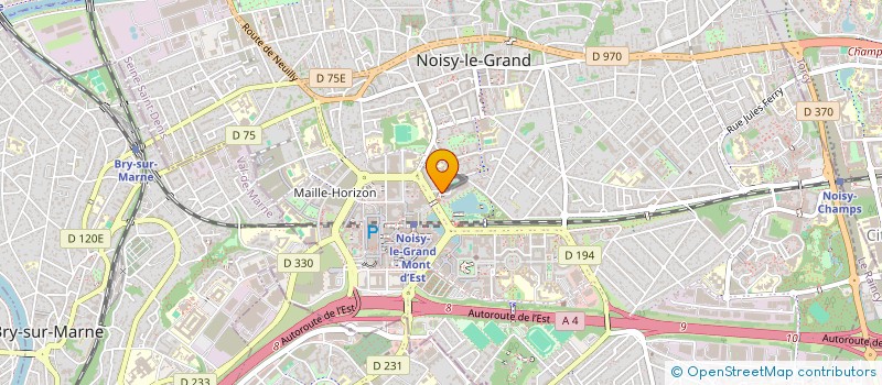 localisation de l'entreprise HERTE CONSEILS à NOISY-LE-GRAND