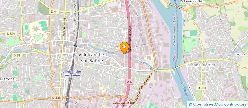 localisation de l'entreprise HERTI-FRANCE à VILLEFRANCHE-SUR-SAONE