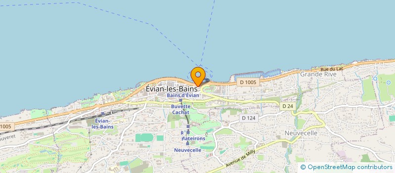 localisation de l'entreprise HERTIA SWEET  EVIAN-LES-BAINS