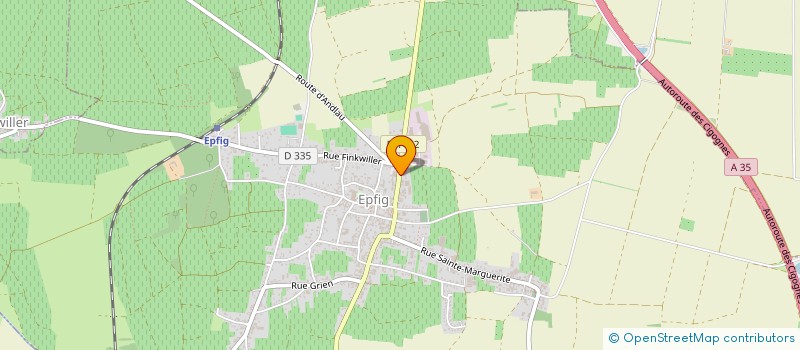 localisation de l'entreprise HERTRICH FRERES à EPFIG