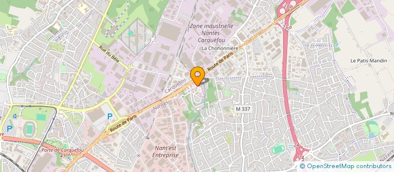 localisation de l'entreprise HERTZ IMMOBILIER à NANTES