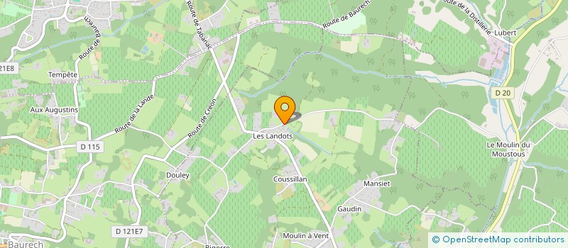 localisation de l'entreprise HERU  TABANAC