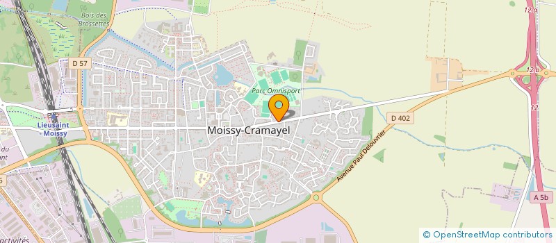 localisation de l'entreprise HERVA MULTISERVICES  MOISSY-CRAMAYEL