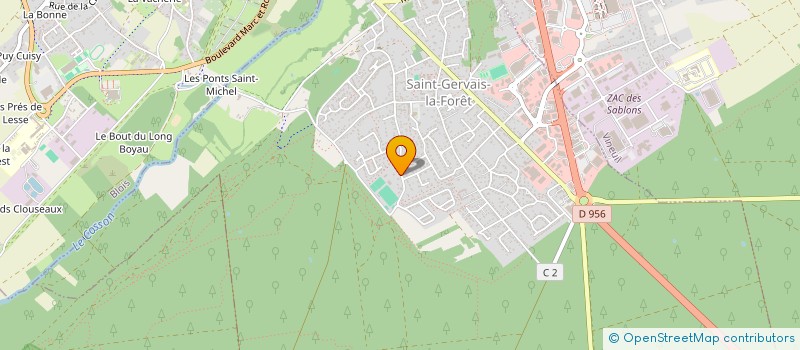 localisation de l'entreprise HERVAULT à SAINT-GERVAIS-LA-FORET