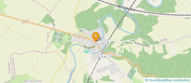 localisation de l'entreprise HERVE  THIAUCOURT-REGNIEVILLE