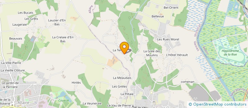 localisation de l'entreprise HERVE  SAINT-JEAN-LA-POTERIE