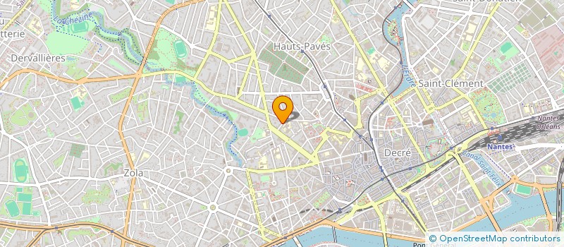 localisation de l'entreprise HERVE à ORVAULT